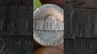 1993 US 5 cent coin year 1993 D MARK
