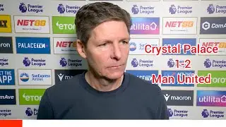 MOUNT FREE-KICK GOAL! 'IT IS OUR FAULT!' OLIVER GLASNER REACTS | CRYSTAL PALACE 1-2 MAN UNITED