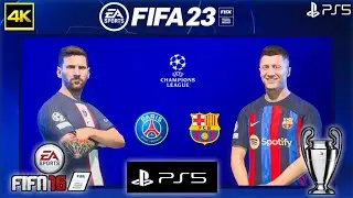 FIFA 16 MOBILE | Theme Ucl Terbaru Patch Fifa 23~ Real Face+Full Transfer&Mini Kits#fifa23