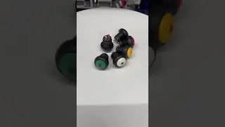 12mm Motorcycle Scooter Electric Light Switch Illuminated Momentary Plastic Waterproof Push Button