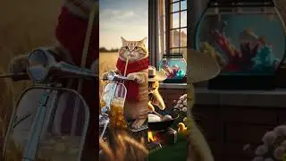 Ep610 | The fat orange cat made cakes to surprise its owner #catlover #bakingfun #cutepets