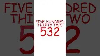FIVE HUNDRED THIRTY ONE 531, FIVE HUNDRED THIRTY TWO 532. COUNTING CLASS SHORTS
