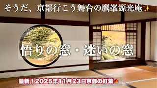 【京都観光】穴場！！ゆっくり静かに紅葉を楽しめる鷹峯源光庵✨人生と禅を表す美しい二つの窓✨