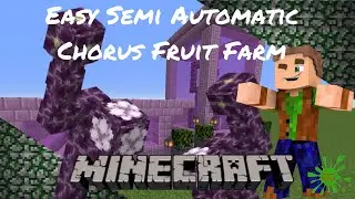 Minecraft Tutorial - Gob's Quickies: Easy Semi-Automatic Chorus Fruit and Flower Farm
