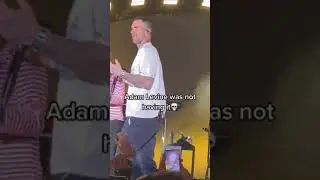 This Lady Jumped On Stage During Maroon 5's Performance #shorts