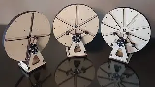 Multiple Gearing, Laser Cut/3D Printed Model