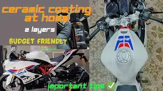 Budget Ceramic Coating for Bike | Shine like pro at Home | BMW G310RR