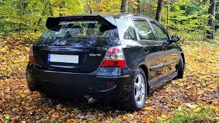 Honda Civic 7 VII 2001-2005 EP1/EP2 EU7/EU8 Turboworks muffler 90mm
