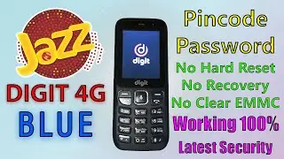 Jazz Digit 4G Blue Latest Pincode, Password Unlock With Avengers | No Hard Reset No Clear EMMC Fix