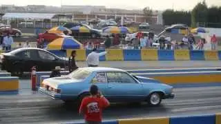 Final Bracket Arrancones Pegaso nov 2014. SRT-4 Moi Lara (12.169) vs Malibu (12.573)