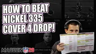 How to Beat Cover 4 Drop in Nickel 335 in Madden 20!