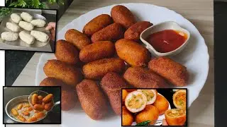 Crispy Poha suji Bread Rolls  Recipe / Bread Rolls  /  Evening snacks recipe