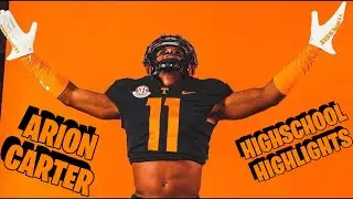 Tennessee Volunteers Class of 2023 LB ⭐️⭐️⭐️⭐️ Arion Carter HIGHSCHOOL HIGHLIGHTS.