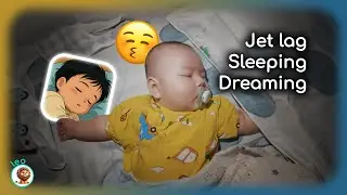 Leo’s jet lagged—called it bedtime at noon. Cute snoozer! 🥰