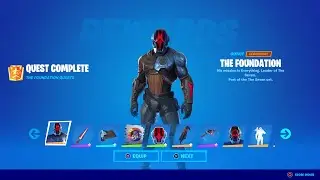 How To COMPLETE ALL THE FOUNDATION CHALLENGES in Fortnite! (Secret Skin Quests)