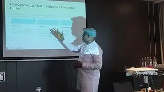 Amb. Obuesi Phillips speaking during the Circular Innovation Business Tour to the Netherlands 