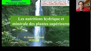Cours Chapitre II (Partie I) - Physiologie Végétale - SVI S4