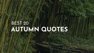 Best 20 Autumn Quotes ~ Motivational Quotes ~ Quotes for pictures