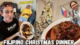I COOKED FILIPINO CHRISTMAS DINNER - Giant Pork Hamonado (Noche Buena)