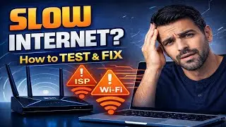 How to Test & Fix Slow Internet Speed (ISP vs Wi-Fi vs Device Issues)