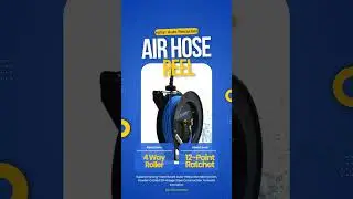 Zephyr Auto-Retractable Air Hose Reel | 📞 Contact us: ‪+91 9650696616