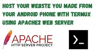 Host your website you made from your Android Phone with Termux using Apache2 Web Server
