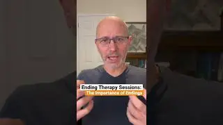 Ending a therapy session appropriately is important to for the client feels supported #therapy