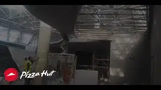 HEK Construction project Airport departure PIZZA HUT