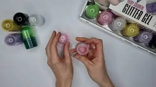 Roll-On glitter gel Pink