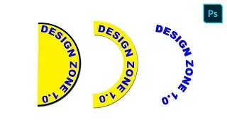 how to make text semi circle in photoshop