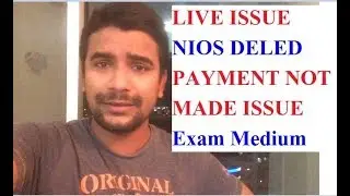 NIOS DELED Exam Payment Problem, Exam Medium | Online Partner