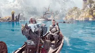 Atreus says he will better then Kratos one day Scene - God Of War Ragnarok