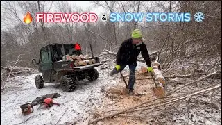 Can-am Defender Hauling Firewood❗️