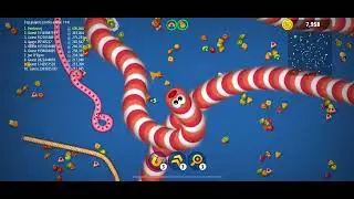 WORMS ZONE.iO BEST GAMING 2026||🐍BIG SNAKE GAME 😀 EP 02 | #wormszoneio  #bigsnakegame  #snackgame3d