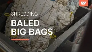 Big bags shredding with WEIMA WKS 1800 shredder