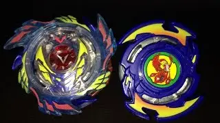 Dranzer Spiral Spread Trans vs Genesis Valtryek V3 6Vortex Reboot : Beyblade Burst Evolution