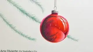 Cómo dibujar una esfera navideña - Arte Divierte.