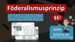 F&ouml;deralismus -Aufgabenverteilung zwischen Bund und L&auml;ndern:  12. Video Staatsorga.-Notfall-Playlist