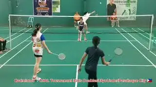 Badminton 🏸 Tournament |Girls Doubles✨ 13U |Game 2|Para&ntilde;aque City 🇵🇭