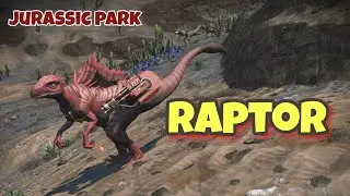 Jurassic park raptor in no man's sky
