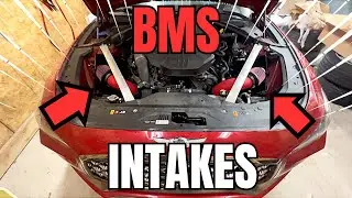 INSTALLING BMS AIR INTAKES ON MY GENESIS G70 ! (They sound amazing)