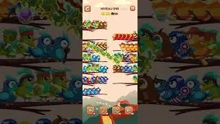 bird sort 2 color puzzle solution niveau 248 #games #gaming #puzzle #puzzlegame #androidgames