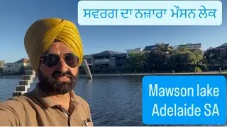 Mawson lake Adelaide SA ਸਵਰਗ ਦਾ ਨਜ਼ਾਰਾ  ਮੌਸਨ ਲੇਕ 