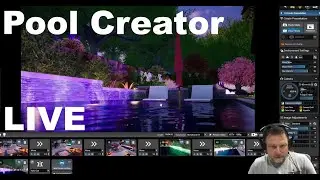Goldsand Pt 5 - Pool Studio Live VIP 3D Q&A - Backyard Swimming Pool Design Ideas & Tutorial