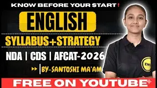 FREE English Batch for NDA | CDS | AFCAT – Complete Syllabus Breakdown Live!
