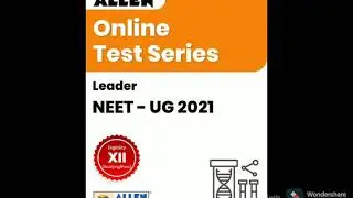 Allen Full test series for neet 2021 available. #Allendlpleader2021 #allentestpaper #neet2021 #allen