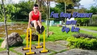 Full Body Workout with Dip Bar for Beginner