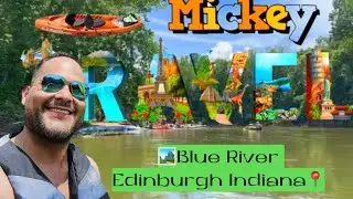 MI PRIMERA VEZ HACIENDO KAYAT EN 📍El BLUE RIVER En Edinburgh Indiana 🌽🐟