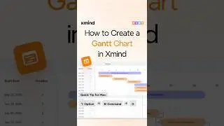 Mind Map to Gantt, Step by Step #xmind #productivity #projectmanagement