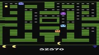 ATARI 2600 Pac Man Arcade & FROM THIRD MINUTE ALWAYS FAST MODE Enhanced PACMAN Hack 2010 PAL60